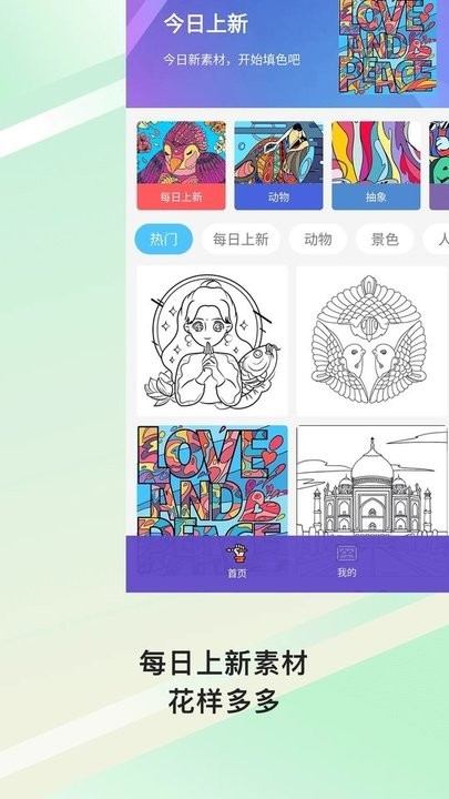 paint数字填色